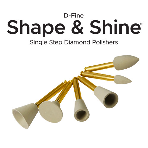 D-Fine Shape & Shine Single Step Diamond Polishers