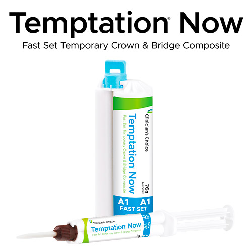 Clinician's Choice Temptataion Now Fast Set Temporary Crown & Bridge Composite