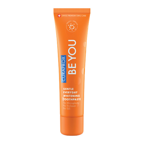 Curaprox Be You Toothpaste Peach & Apricot Orange 60ml Tube