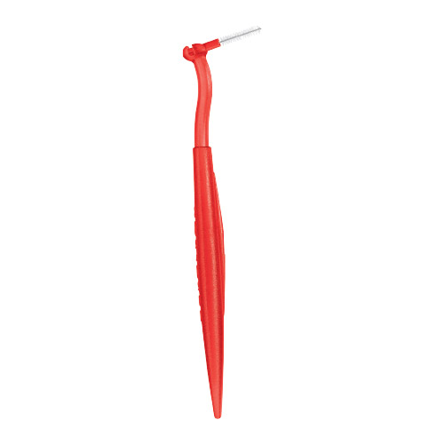 Curaprox CPS 07 Prime Interdental Brushes with Angled Holders Red