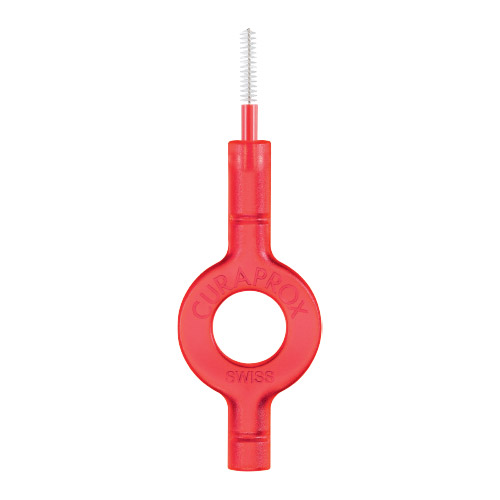 Curaprox CPS 07 Prime Interdental Brushes with Handy Holders Red