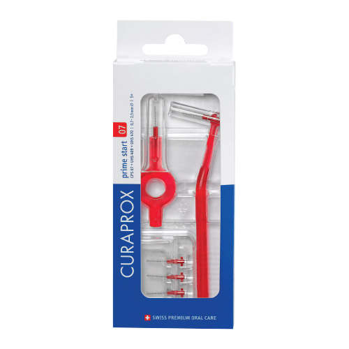 Curaprox CPS 07 Prime Start Interdental Brushes Red