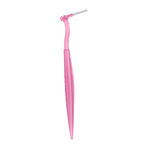 Curaprox CPS 08 Prime Interdental Brushes with Angled Holders Pink