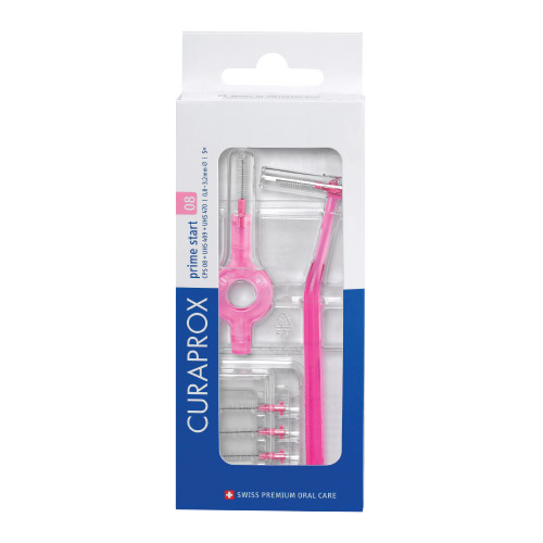 Curaprox CPS 08 Prime Start Interdental Brushes Pink