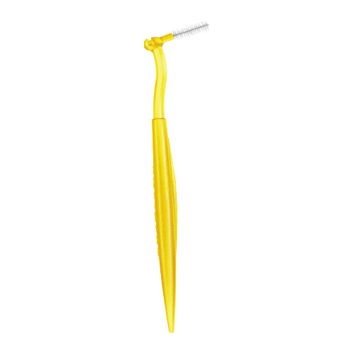 Curaprox CPS 09 Prime Interdental Brushes with Angled Holders Yellow