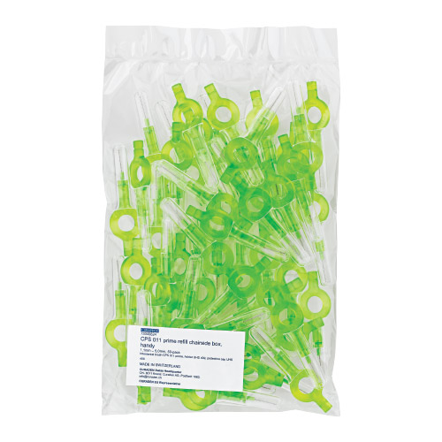 Curaprox CPS 11 Prime Interdental Brushes with Handy Holders Lime Green
