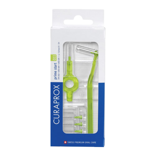 Curaprox CPS 11 Prime Start Interdental Brushes Lime Green