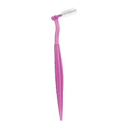 Curaprox CPS 406 Perio Interdental Brushes with Angled Holder Fuchsia