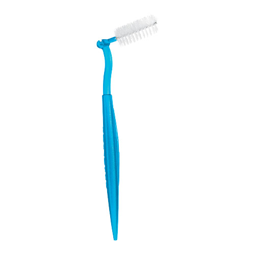 Curaprox CPS 410 Perio Interdental Brushes with Angled Holder Sky Blue