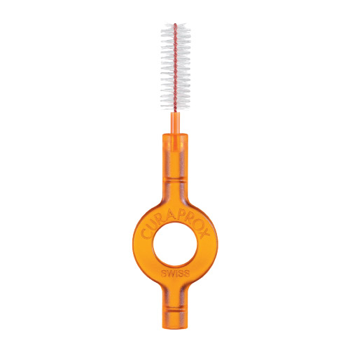 Curaprox CPS 507 Soft Implant Interdental Brushes with Handy Holders Orange