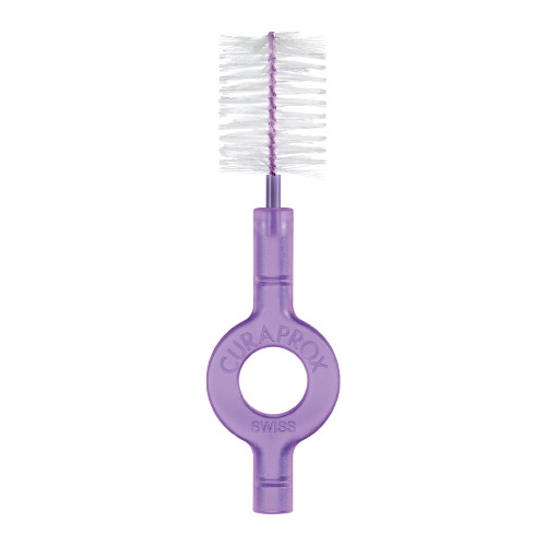 Curaprox CPS 516 Soft Implant Interdental Brushes with Handy Holders Purple