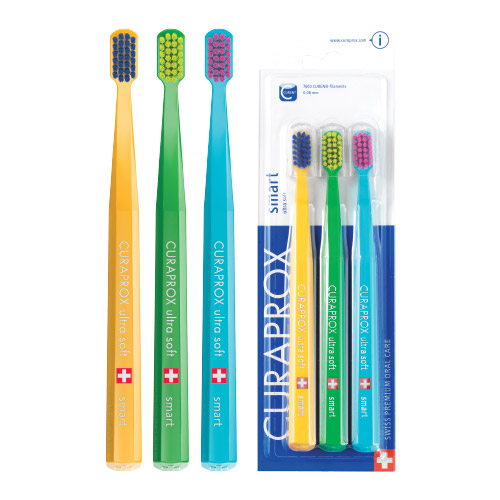 CS Smart Ultra Soft Toothbrush Blister Pack of Three