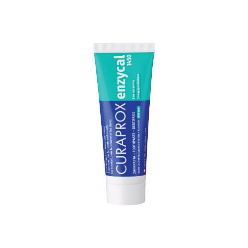 Curaprox Enzycal 1450 SLS Free Toothpaste with Fluoride 10ml Tube