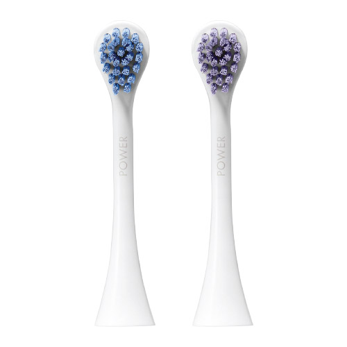 Hydrosonic Pro Toothbrush Heads Power Blue/Purple Duo Pack