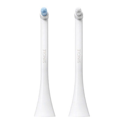 Hydrosonic Pro Toothbrush Heads Single Light Blue/White Duo Pack