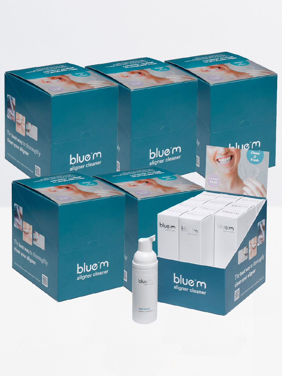 bluem oral foam 50ml display box 72