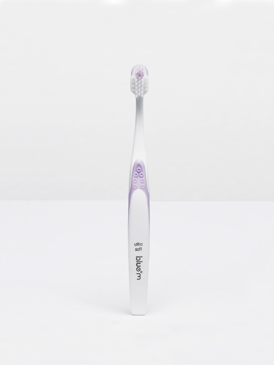 bluem ultra soft kids toothbrush pink