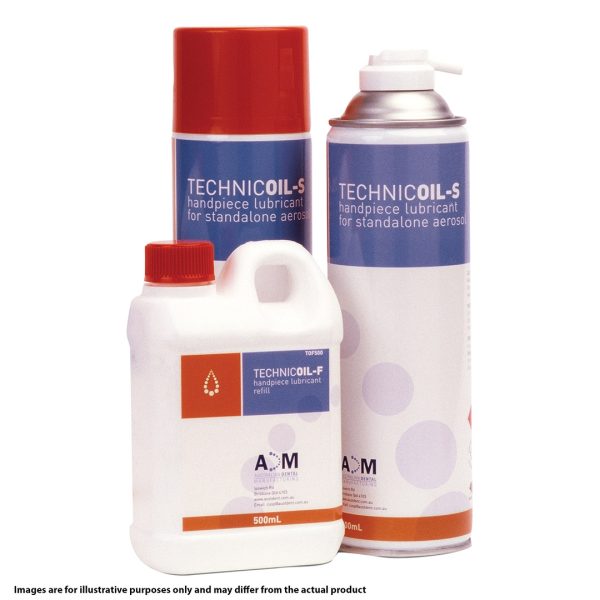ADM TechnicOil for Automated Handpiece Lubricating Systems 500ml Bottle ADM TechnicOil for Automated Handpiece Lubricating Systems 500ml Bottle