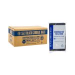 Austar Garbage Bags Contractor Heavy Duty Black 630mm x 830mm 55L (250)