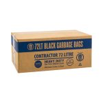 Austar Garbage Bags Contractor Heavy Duty Black 760mm x 900mm 72L (250)