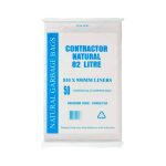 Austar Garbage Bags Contractor Heavy Duty Clear 810mm x 950mm 82L (250)