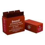 Bausch Articulating Paper BK 02 Red 200u 300 Strips with Dispenser