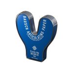 Bausch Articulating Paper BK 03 Blue 200u Horseshoe 50 Sheets with Dispenser