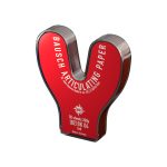 Bausch Articulating Paper BK 04 Red 200u Horseshoe 50 Sheets with Dispenser