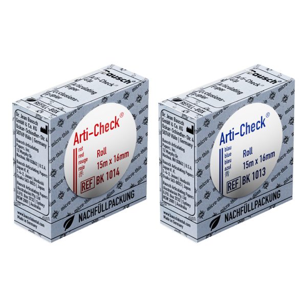 Bausch Arti-Check Articulating Paper BK 1013 Blue 40u 16mm Wide 15m Roll