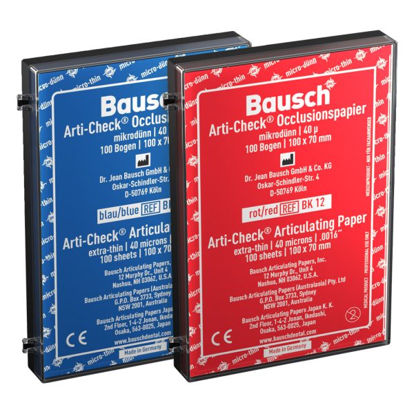 Bausch Arti-Check Articulating Paper BK 12 Red 40u 100mm x 70mm 100 Sheets