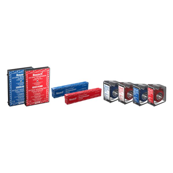 Bausch Arti-Check Articulating Paper BK 14 Red 40u 16mm Wide 15m Roll with Dispenser