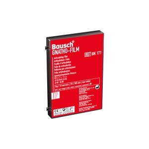 Bausch Gnatho-Film Soft Occlusal Film BK 171 Red 16u 1-Sided 70mm x 100mm 50 Strips