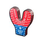 Bausch Arti-Check Articulating Paper BK 81 Blue/Red 40u Horseshoe 150 Sheets with Dispenser