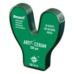 Bausch Arti-Ceram Articulating Paper BK 93 Green 200u Horseshoe 50 Sheets with Dispenser