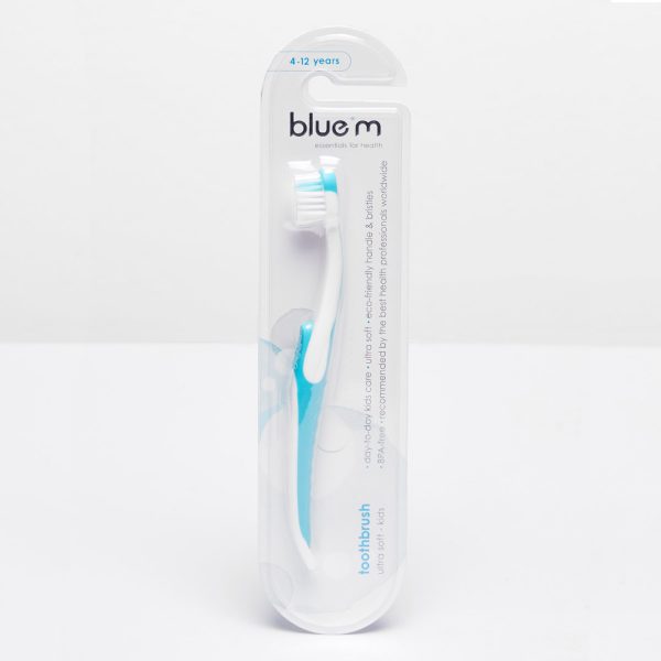 Bluem Ultra Soft Kids Toothbrush Green Individually Wrapped