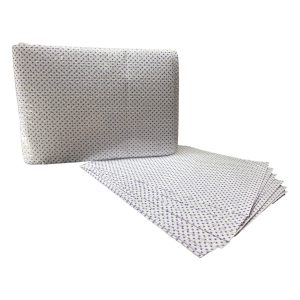 Cello Bibs Cellonaps 4 Ply Lined 20cm x 28cm White with Blue Stars (1000)