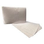 Cello Bibs Cellonaps 4 Ply Lined 20cm x 28cm White with Yellow Stars (1000)