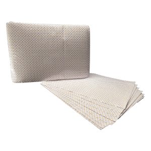 Cello Bibs Cellonaps 4 Ply Lined 20cm x 28cm White with Yellow Stars (1000)