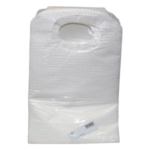 Cello Bibs Protective with Ties 30cm x 50cm White (500)