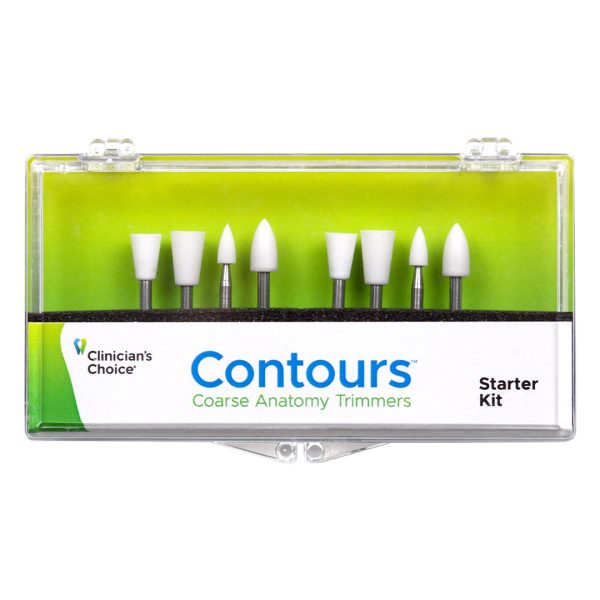 Clinician's Choice Contours Coarse Anatomy Trimmers Kit RA (8)