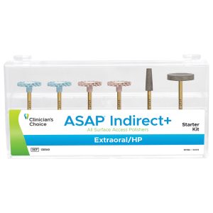 Clinician's Choice A.S.A.P. Indirect+ Extraoral Polishers Starter Kit HP (6)
