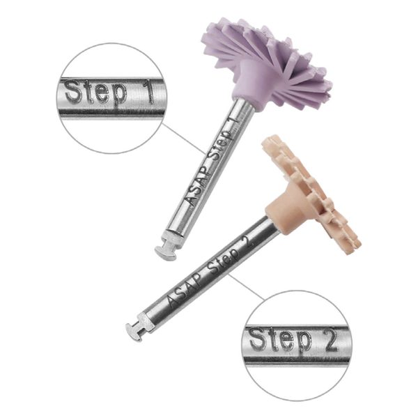Clinician's Choice A.S.A.P. Polishers Pre-Polishers Small Purple RA (3)