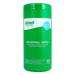 Clinell Universal Sanitising Wipes Canisters 100's (8)