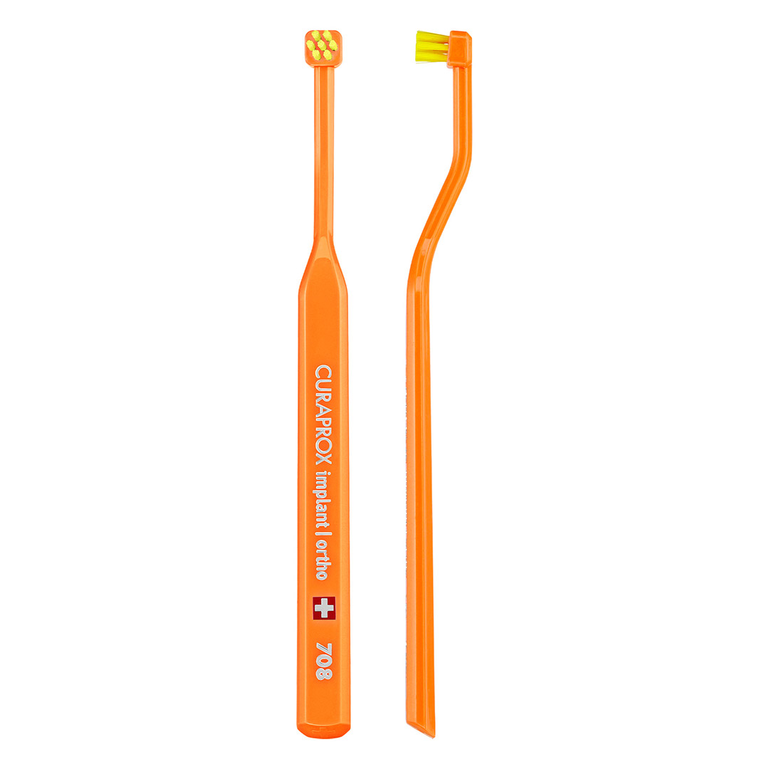 Curaprox CS 708 Implant Ortho Toothbrush Individually Wrapped Curaprox CS 708 Implant Ortho Toothbrush Individually Wrapped