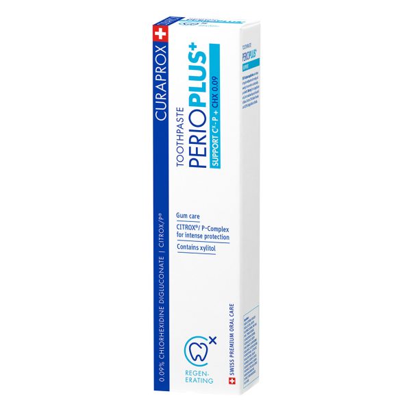 Curaprox Perio Plus Support Toothpaste 0.09% Chlorhexidine 75ml Tube