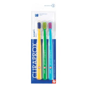 Curaprox CS Smart Ultra Soft Toothbrush Blister Pack (3)
