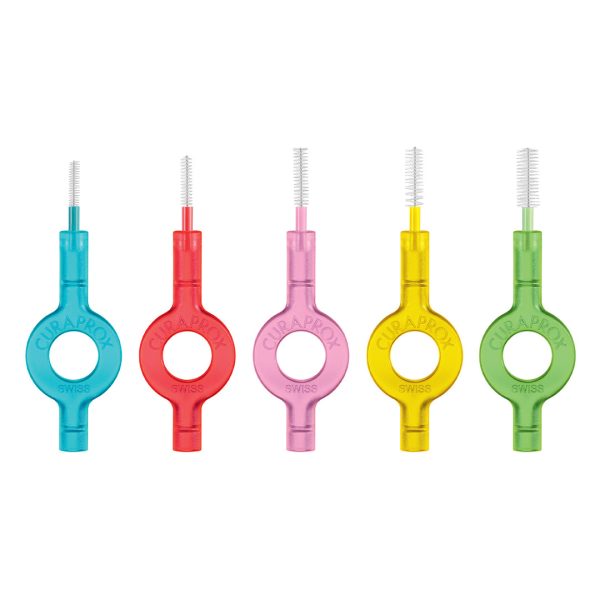 Curaprox CPS 08 Prime Interdental Brushes with Handy Holders Pink (25)