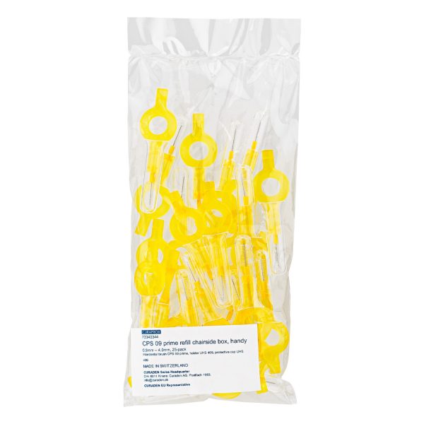 Curaprox CPS 09 Prime Interdental Brushes with Handy Holders Yellow (25)