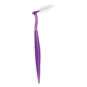 Curaprox CPS 408 Perio Interdental Brushes with Angled Holder Deep Violet (5)