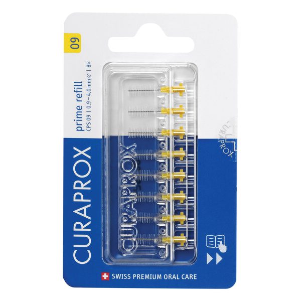 Curaprox CPS 09 Prime Interdental Brushes Yellow (8)